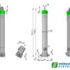 Telescopic cylinder 5-174-6180 5F IPH 5F-06180-174-5-M1608