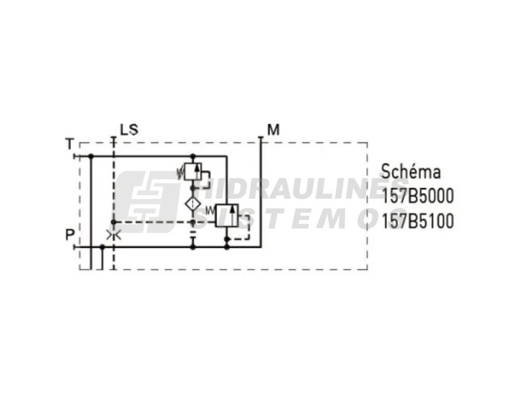 157B5000 Danfoss Pump Side Module PVP 140l/min; 350bar