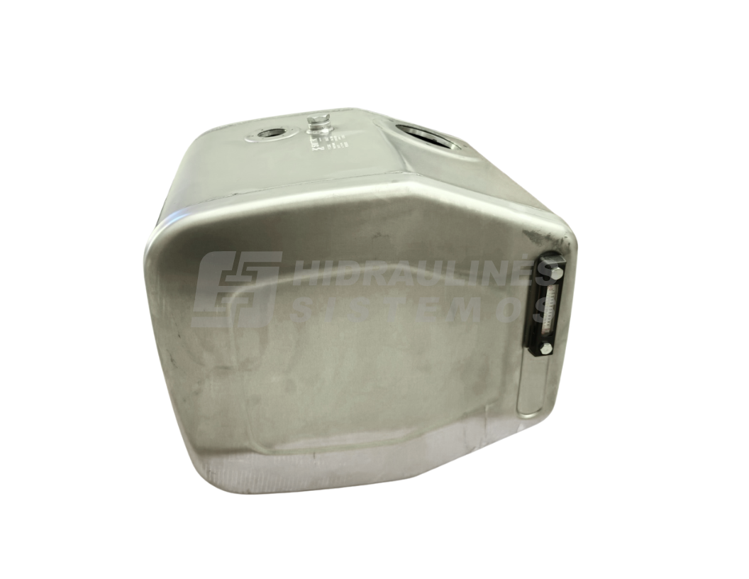 Hydraulic oil tank, side mounting 200 ltr. Aluminium 55x64x70 PLUS forestery cranes with filter, wit